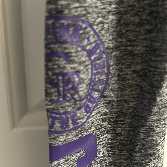 Victoria’s Secret PINK Gray Colorado Rockies Leggings - Picture 4 of 8